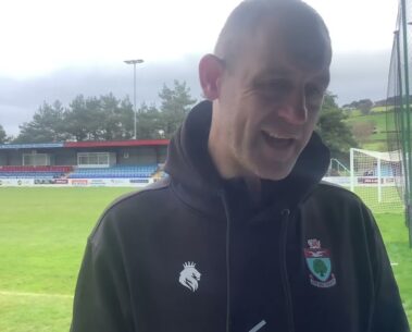 manager interview colwyn bay vs