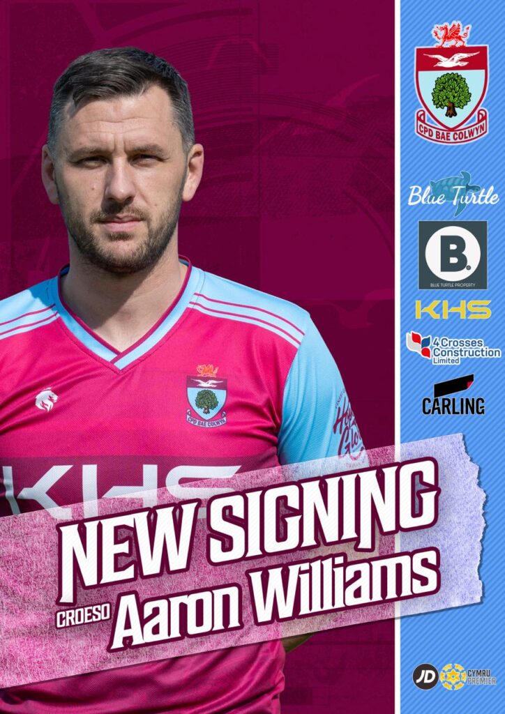 Aaron Williams signs for the Bay 2 Whatsapp Image 2025 06 07 At 09.04.04