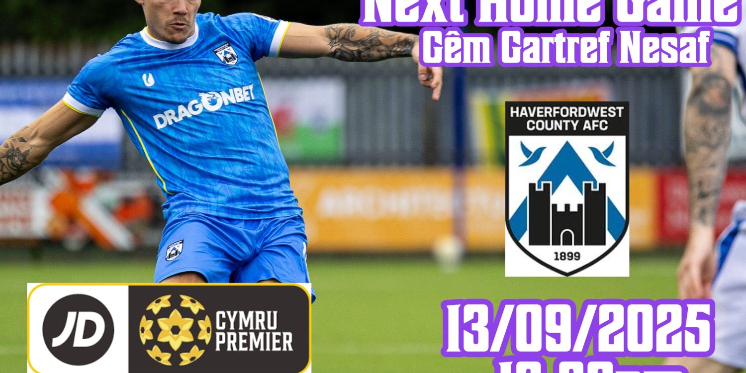 Change to Haverfordwest Kick Off Time 1 Untitled 22